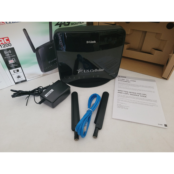 US Cellular DWR-961 D-Link 4G LTE Dual Band Wireless AC1200 High Speed Router - Picture 5 of 9